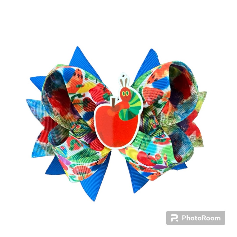 The Very Hungry Caterpillar boutique hair bow